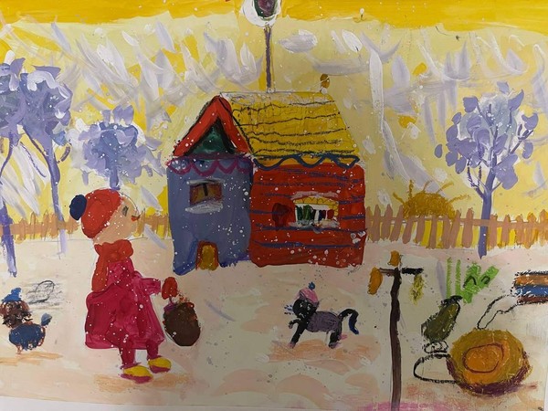 Выставка детских рисунков «Волшебный новый год под ёлочкой»