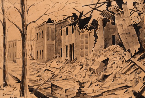 Выставка «Глазами очевидца. Художник В.Г. Кленов об оккупации г. Ставрополя»