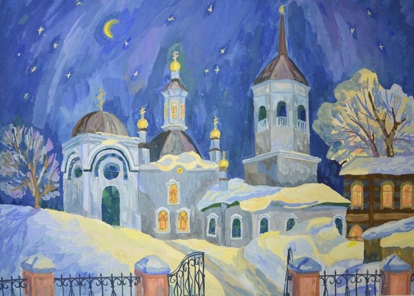 Онлайн-выставка «Зимний Томск»