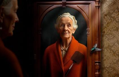 Старушка в подарок