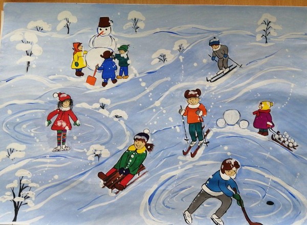 Мастер-класс «Зима и спорт»