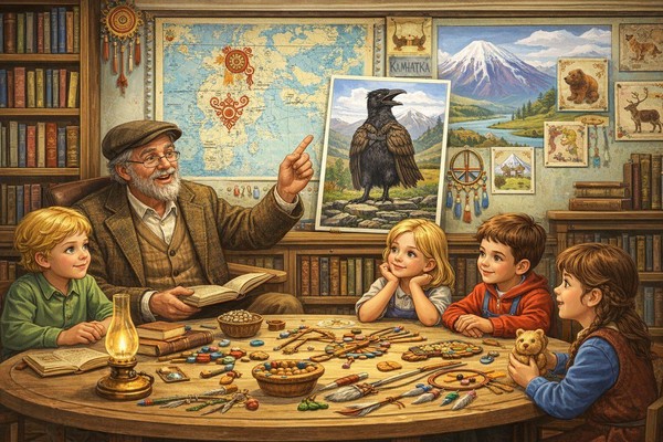 Фантастический час «Путешествие в мир Кутха: Легенды и Мифы Камчатки»