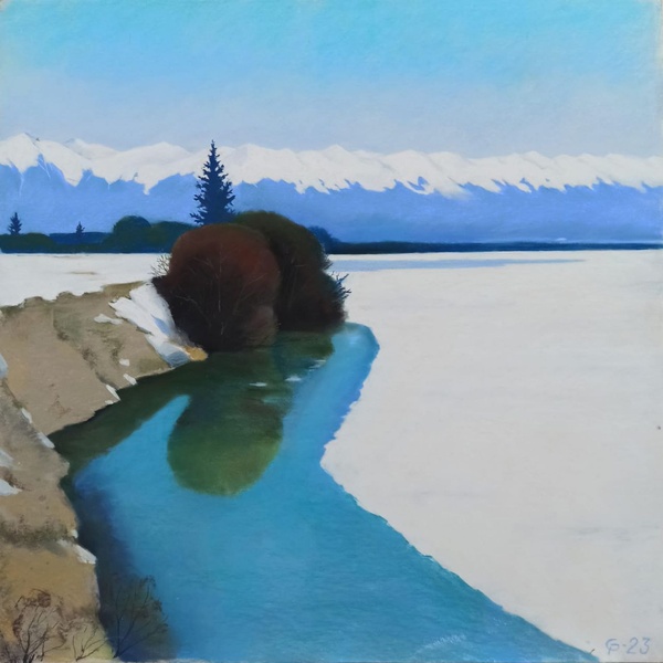 Выставка Петра Гамаюнова "Татьянин день – вся красота зимы"