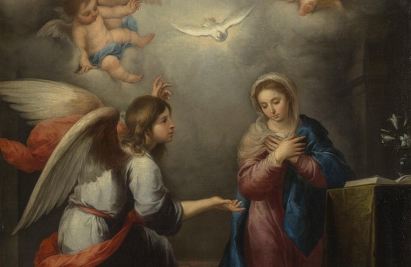 Выставка картины Бартоломе Эстебана Мурильо «Благовещение»
