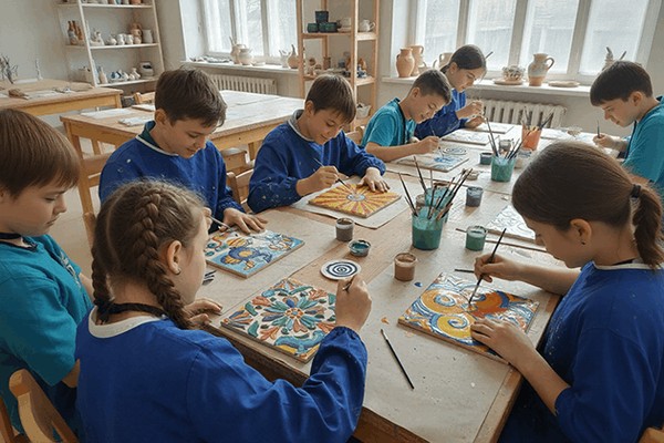 Мастер-класс «Роспись по керамике: создай свой изразец»