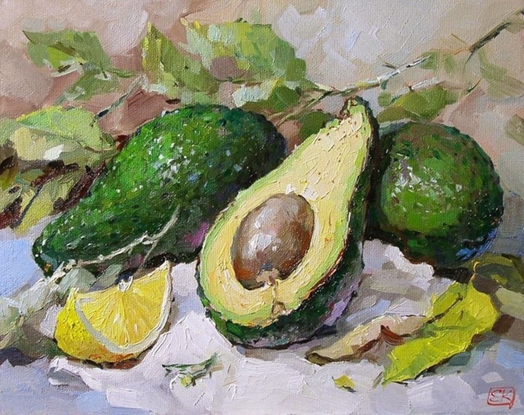 Мастер-класс "Натюрморт", масло.