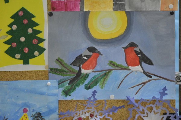 Выставка рисунков «Симфония зимы»