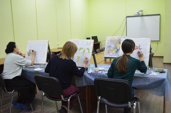 Мастер-класс по батику