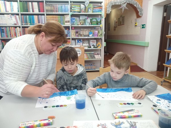 Живописные минутки «Зимние забавы»