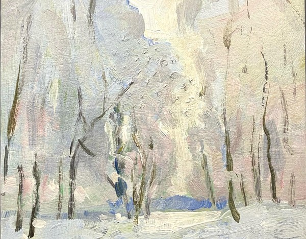 Мастер-класс по живописи «Иней»