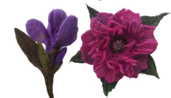 Мастер-класс по созданию валяной броши