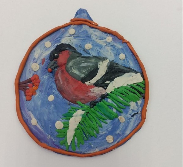 Виртуальная выставка «Рельеф «Елочная игрушка»