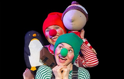 Малыш и Пингвин на южном полюсе