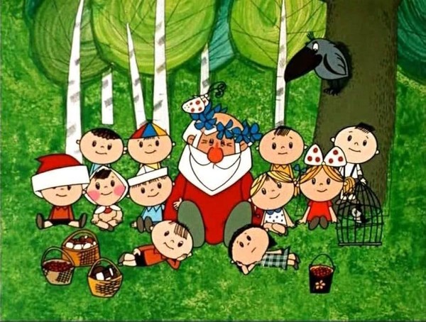 Показ сборника мультфильмов «дед мороз и лето»