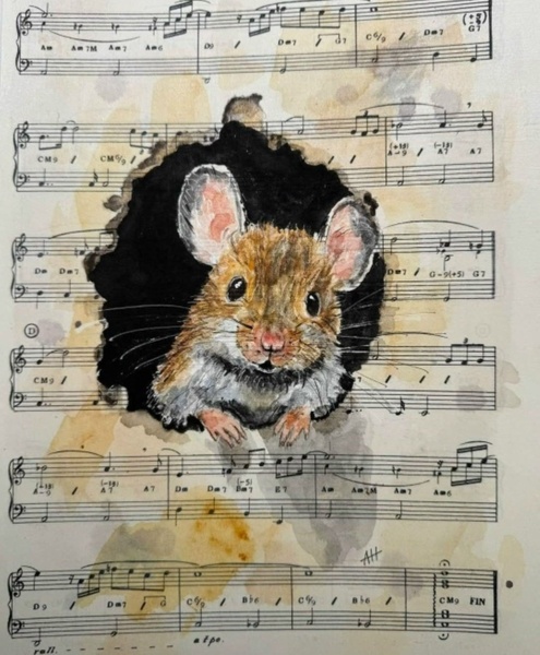 25.01 в 17.00 Мастер-класс по графике "Мышка".