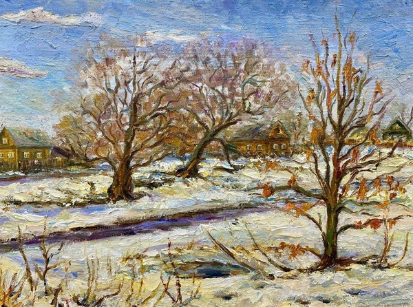 Художественная выставка «Две грани времени: зима и весна»