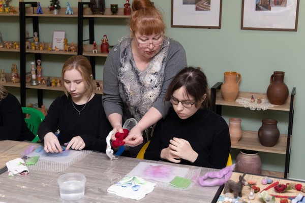 Мастер-класс «Волшебство русского валяния»