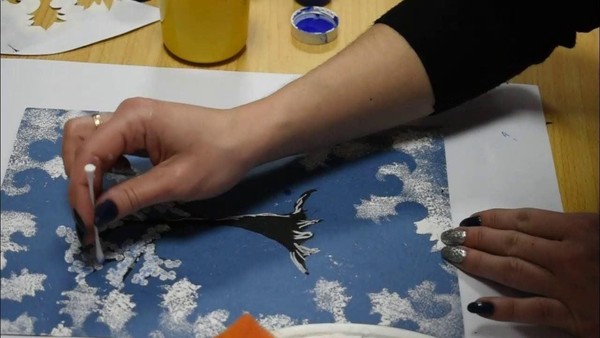 Мастер-класс «Зимние узоры»