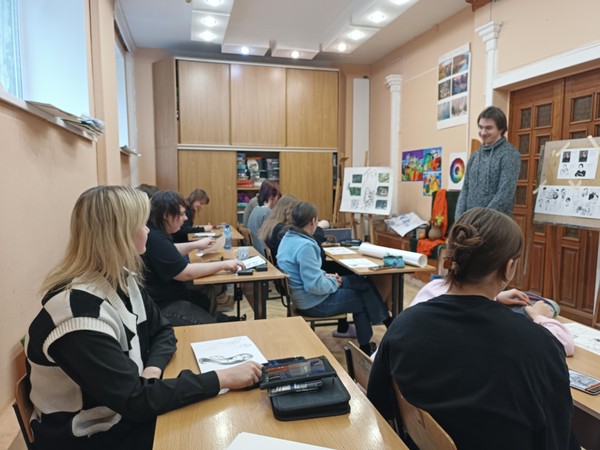 Мастер-класс «Моя семья» с детьми из семей, участвующих в Специальной Военной Операции