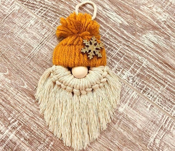 Мастер-класс «Гномик макраме»