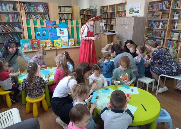 Открытие нового проекта в детской библиотеке