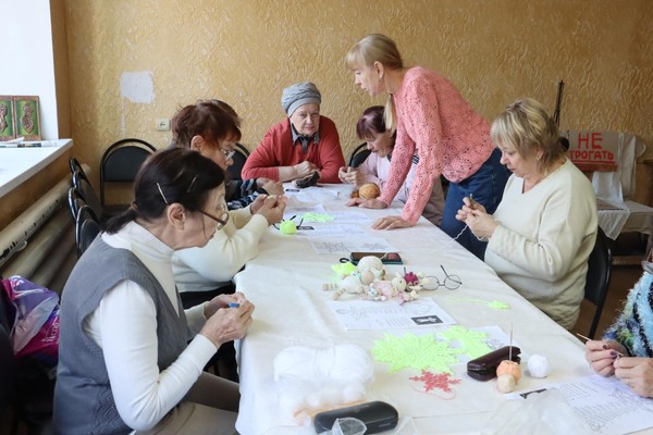Мастер-класс в студии «Мастерицы» по прикладному искусству