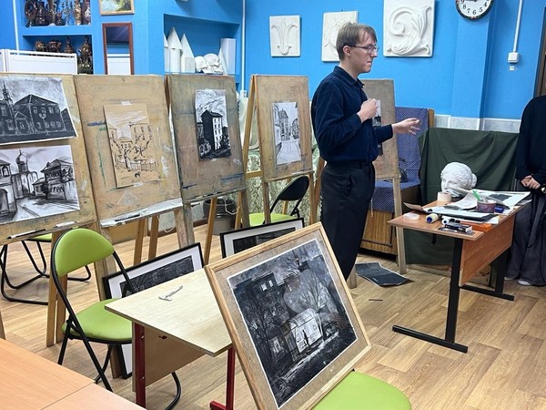 Мастер-класс «Зимний пейзаж»