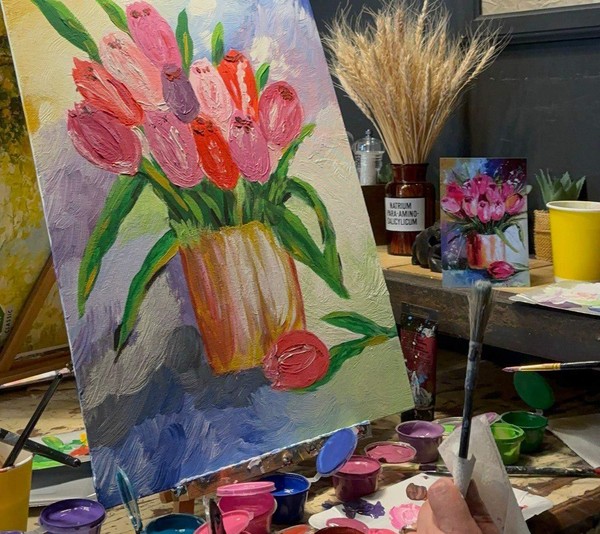 Арт-встреча «Создай свою картину на холсте»