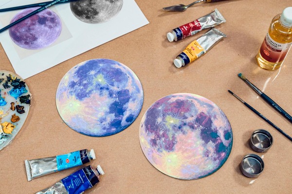 Мастер-класс «Живопись маслом. Луна»