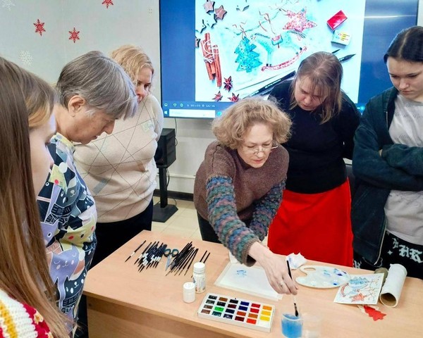 Образовательная программа «Акварельные открытки»