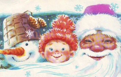 Маленький Дед Мороз для детей от 2 до 6 лет