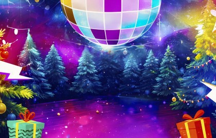 Новогодняя дискотека в Долгопрудном