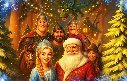 Три Богатыря и поиски Деда Мороза