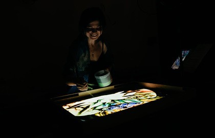 Новогодняя сказка с органом и песочной анимацией «Серебряное копытце»