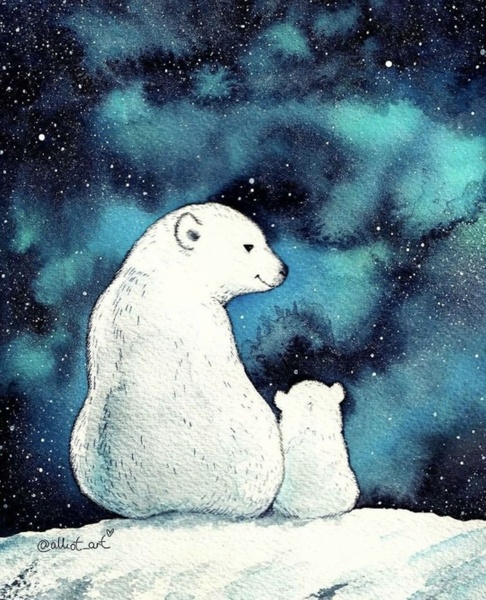 Новогодний мастер-класс "Белые медведи"