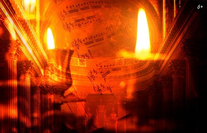 Органный вечер в соборе при свечах. Зима в старой Европе