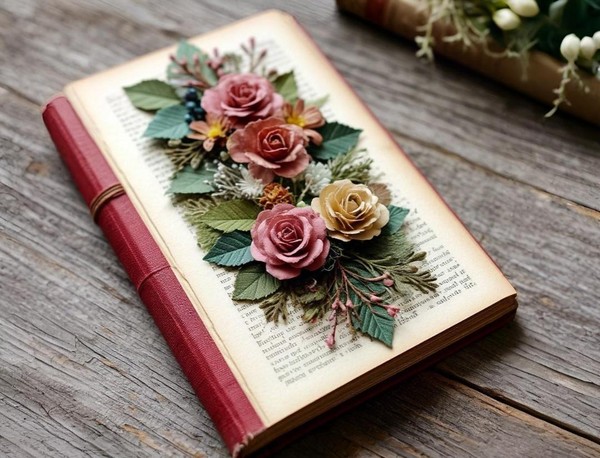 Творческая встреча «Скрап-флористика. Книжная закладка»