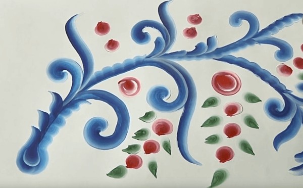 Мастер-класс «Кармацкая роспись»