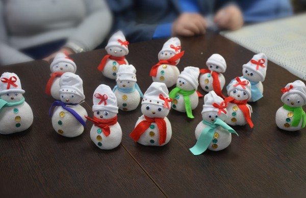 Мастер–класс по созданию игрушки «Снеговик»
