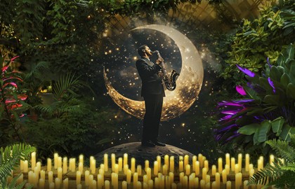 Магия свечей. Джаз на луне