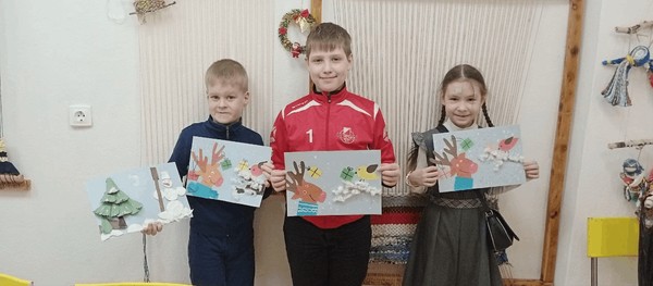 Мастер-класс по аппликации «Зима»