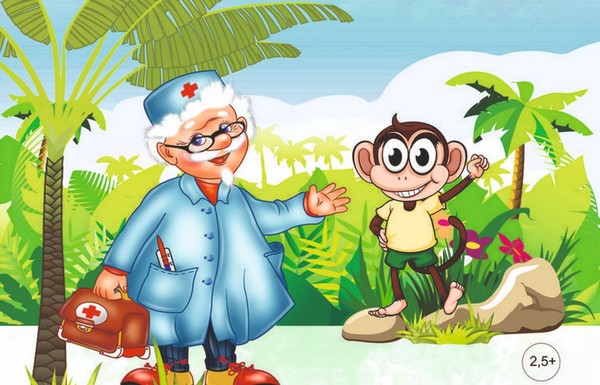 «Как обезьянка доктором стала» кукольный спектакль сказки с Люсей Вороной