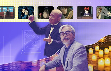 Шедевры Миядзаки и Хисаиси при свечах...