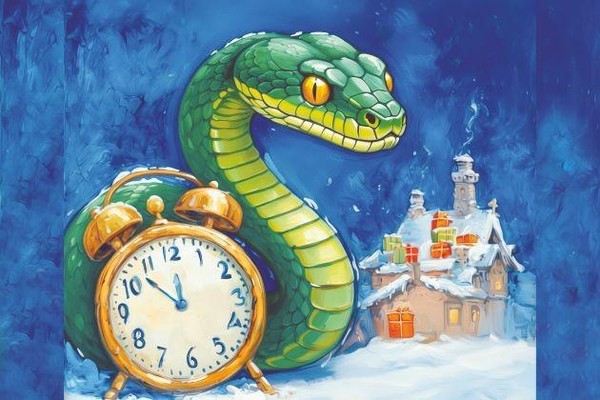 Новогоднее игровое представление «Будильник деда мороза»