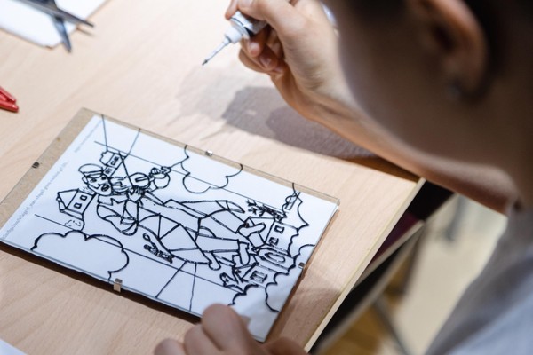 Мастер-класс по витражной росписи