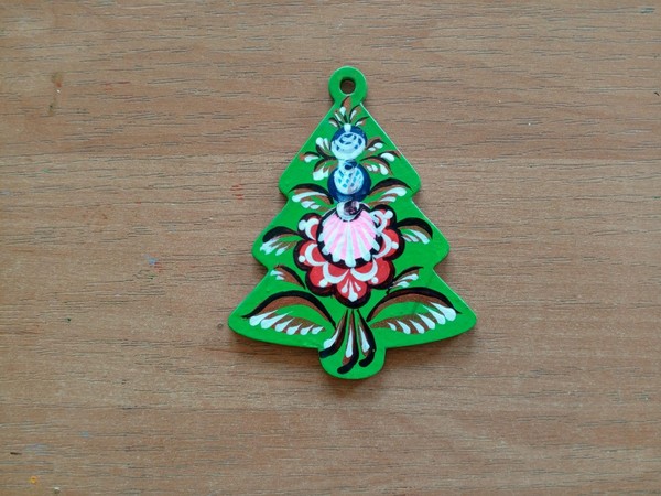 Мастер-класс по промысловой росписи «Елочка»