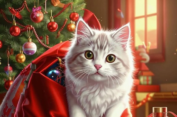 Новогодний интерактив «Кот в мешке»