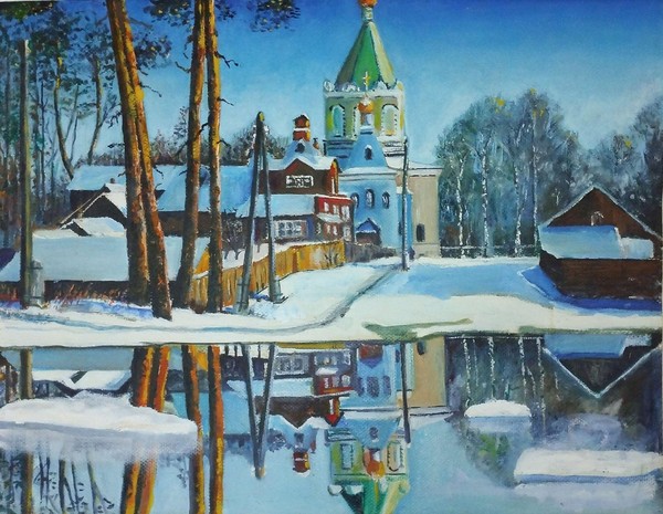 Презентация выставки картин «Вижу чудное приволье»