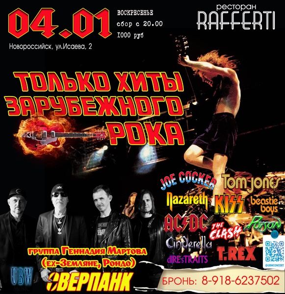 Хиты зарубежного рока - от группы Геннадия Мартова (ех-Рондо) ОВЕРПАНК