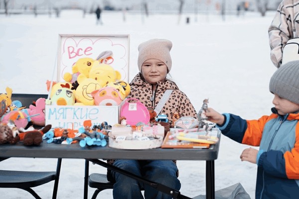 Новогодняя детская ярмарка в парке «Елмай»